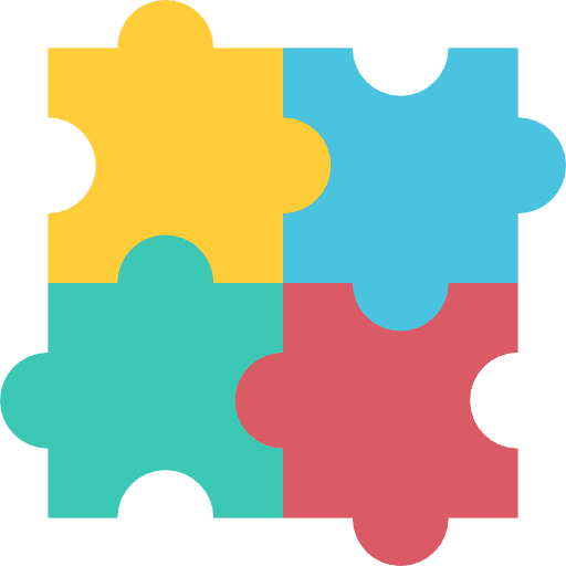 Puzzle jigsaws fit jigsaw icon