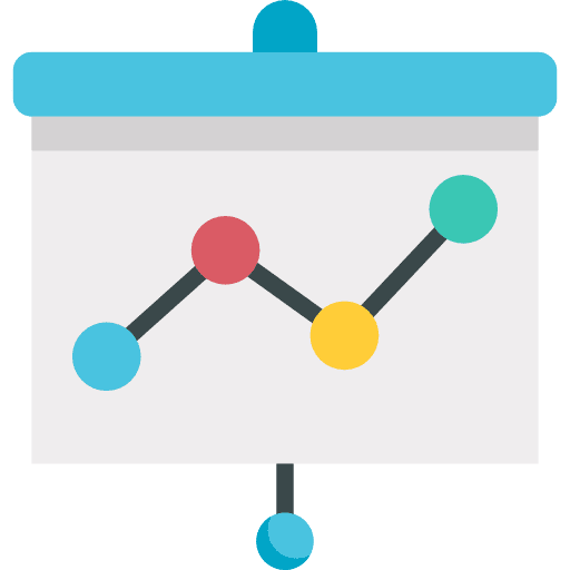 Presentation finances business financial icon