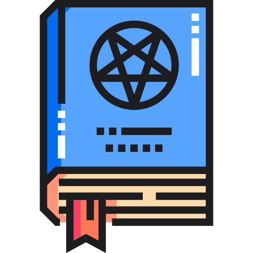 Spellbook fantasy education library icon Spellbook fantasy education library icon