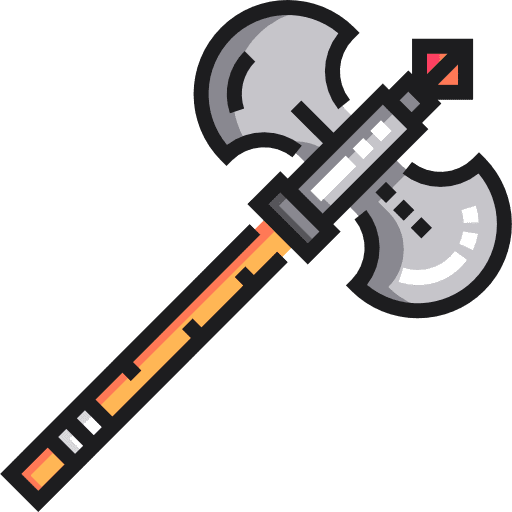 Axe miscellaneous warrior knight icon Axe miscellaneous warrior knight icon
