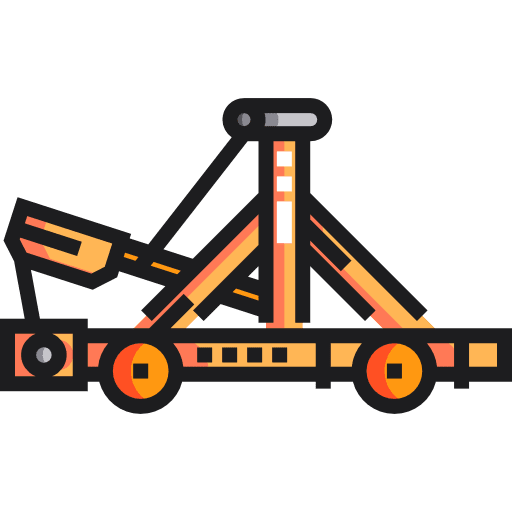 Catapult miscellaneous weapons medieval icon Catapult miscellaneous weapons medieval icon