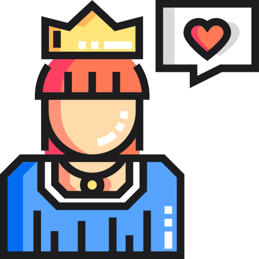 Princess people woman fairy tale icon Princess people woman fairy tale icon