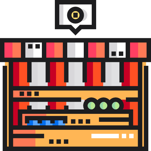 Stall architecture and city urban entertainment icon Stall architecture and city urban entertainment icon