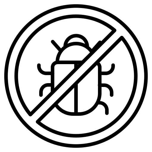 Antivirus seo and web bug animals icon