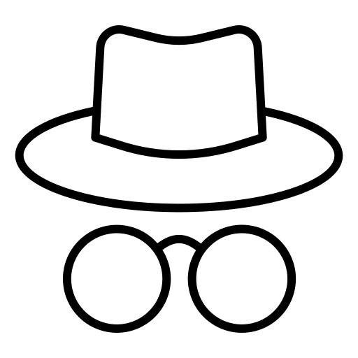 Hacker man seo and web security icon