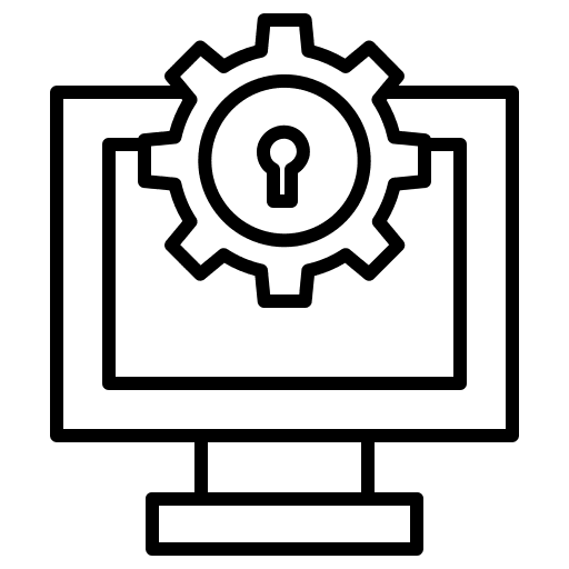 Computer computer lock browser icon