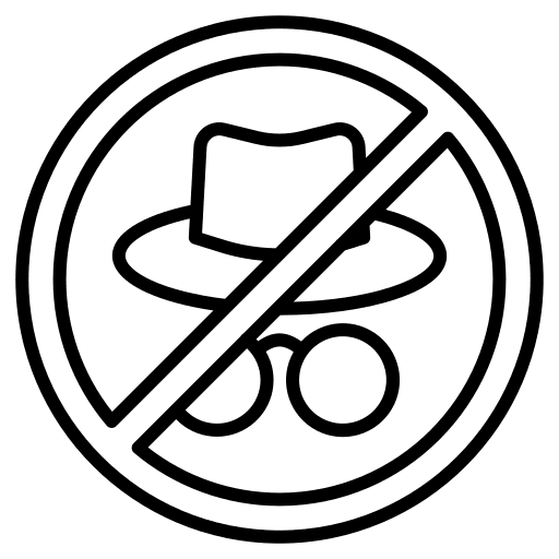 Hacker sunglasses security webpage icon