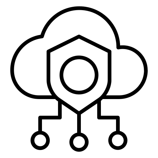 Safe interface protected electronics icon