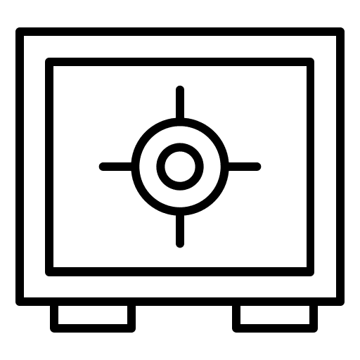 Safe secure safe shield icon