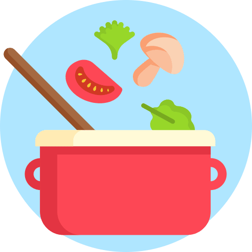 Soup soup food and restaurant cooking icon