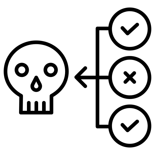 Virus attack seo and web ui icon