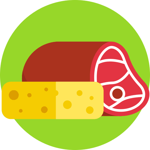 Food cheese nutrition meat icon