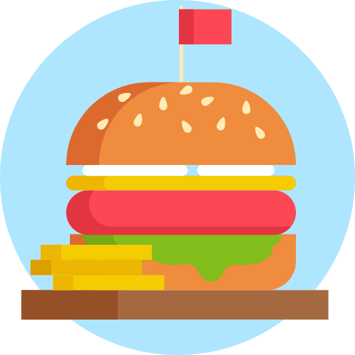 Burger beef menu food and restaurant icon Burger beef menu food and restaurant icon