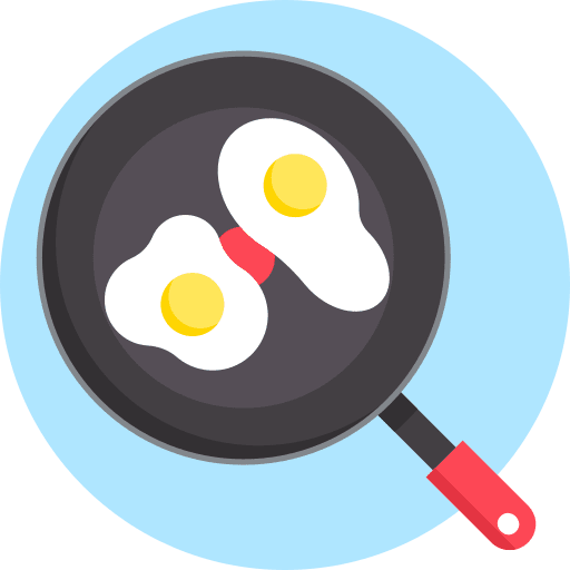 Fried egg breakfast lunch fried egg icon Fried egg breakfast lunch fried egg icon