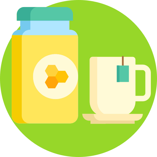 Tea mug food and restaurant honey icon Tea mug food and restaurant honey icon