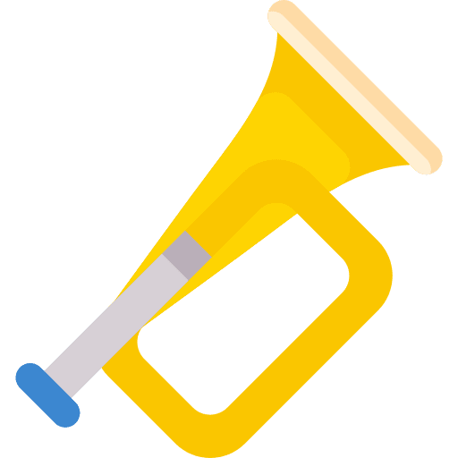 Bugles horns horn music instrument icon