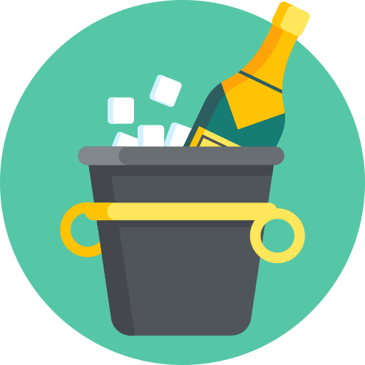Champagne food and restaurant alcoholic drinks champagne icon Champagne food and restaurant alcoholic drinks champagne icon