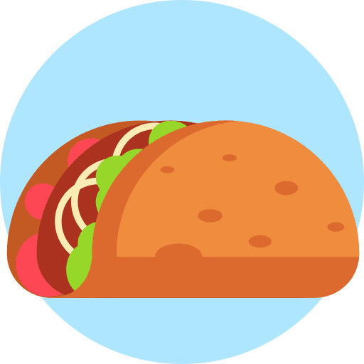 Taco food food and restaurant mexico icon Taco food food and restaurant mexico icon