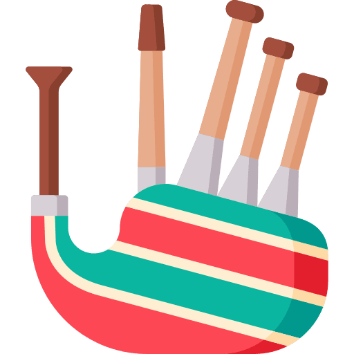 Bagpipes orchestra music and multimedia music instrument icon Bagpipes orchestra music and multimedia music instrument icon
