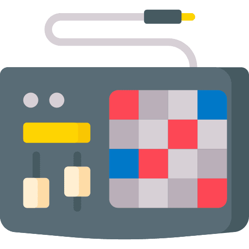 Drum midi music beat icon Drum midi music beat icon