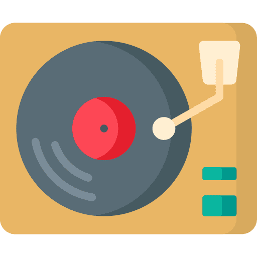 Gramophone audio song vynil icon Gramophone audio song vynil icon