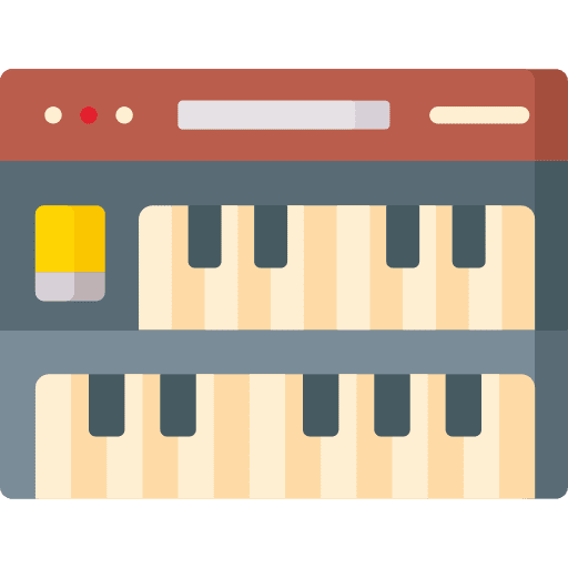 Organ music instrument music and multimedia musical instrument icon Organ music instrument music and multimedia musical instrument icon