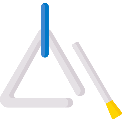 Triangle musical instrument classical music orchestra icon Triangle musical instrument classical music orchestra icon