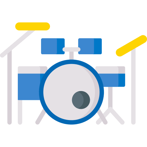 Drum set musical instrument drum set cymbal icon Drum set musical instrument drum set cymbal icon