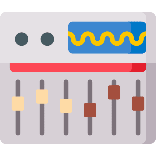 Equalizer sound music mixer icon Equalizer sound music mixer icon