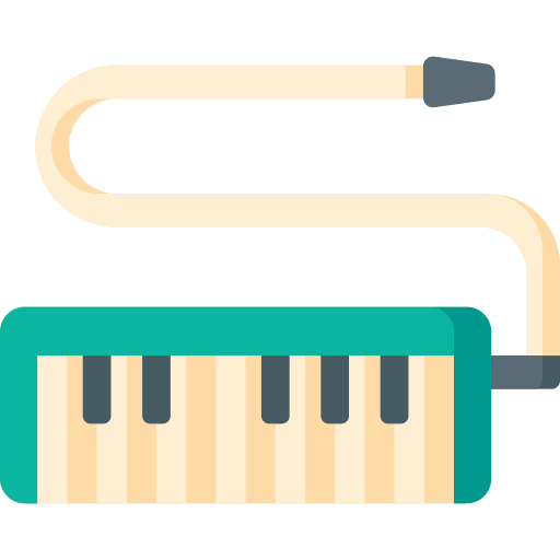 Melodica wind instrument harmonica melodica icon Melodica wind instrument harmonica melodica icon