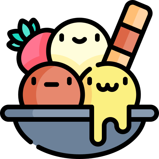 Ice cream dessert ice cream summertime icon