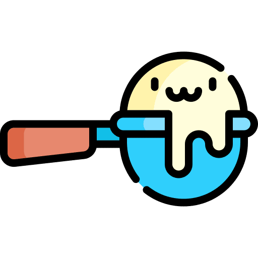 Scoop food scoop dipper icon