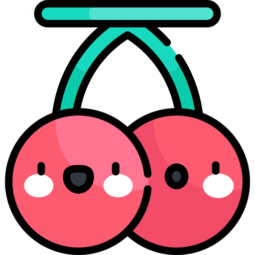 Cherry cherry diet food icon Cherry cherry diet food icon