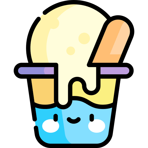 Ice cream food and restaurant summertime ice cream icon Ice cream food and restaurant summertime ice cream icon