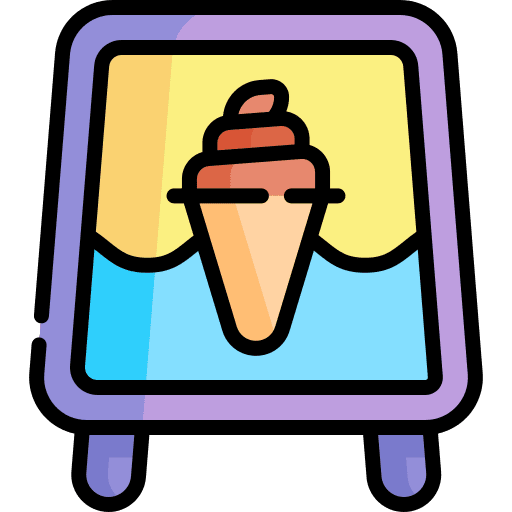 Signage signage ice cream shop board icon Signage signage ice cream shop board icon