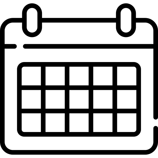 Calendar date time and date time icon