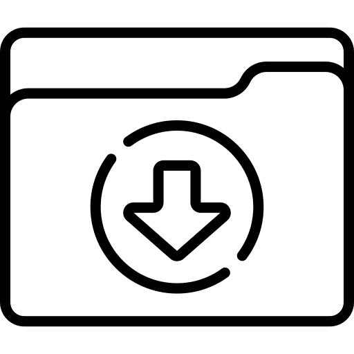 Download ui download document icon