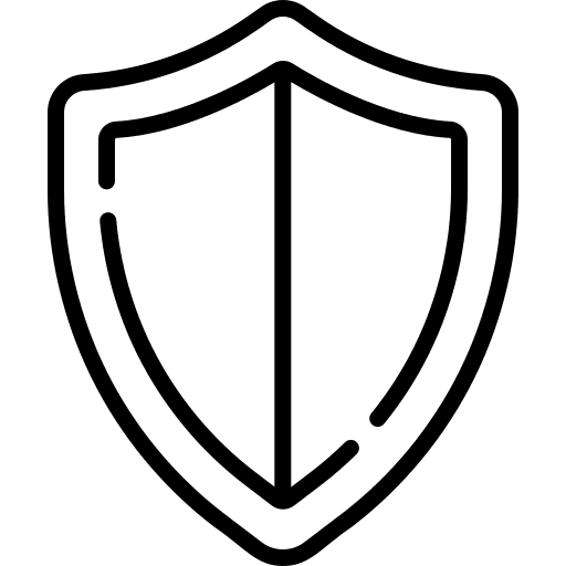 Shield protected safe protection icon