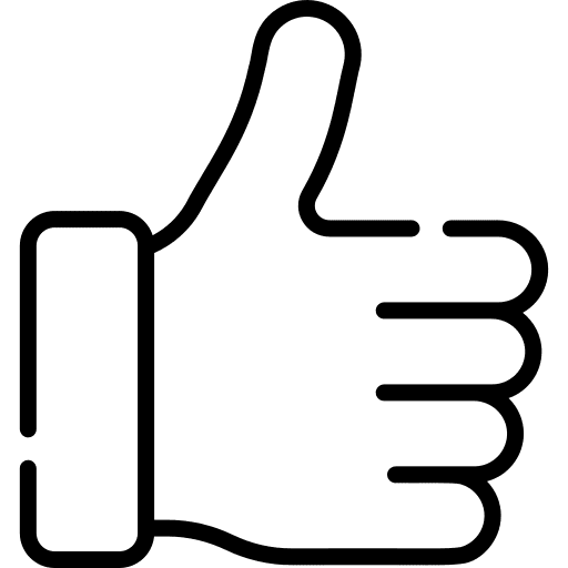 Thumb up useful thumb up hands and gestures icon