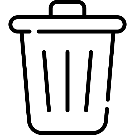 Trash bin ui garbage waste icon Trash bin ui garbage waste icon