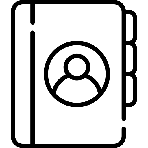 Contact book contact book communications address book icon Contact book contact book communications address book icon