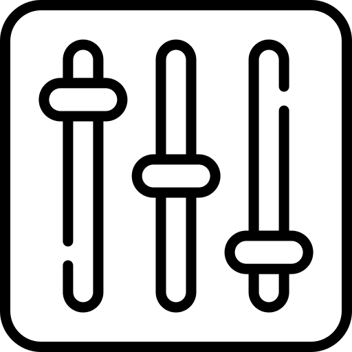 Control controller music electronics icon Control controller music electronics icon