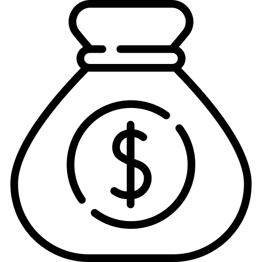 Money bag cash bank money bag icon Money bag cash bank money bag icon