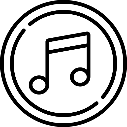 Music symbol musical note application icon Music symbol musical note application icon