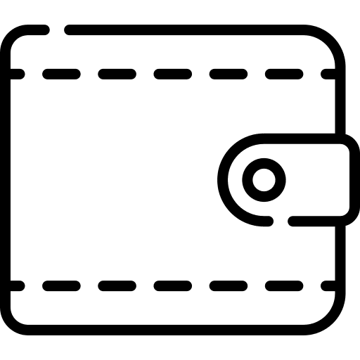 Wallet business and finance holder money icon Wallet business and finance holder money icon