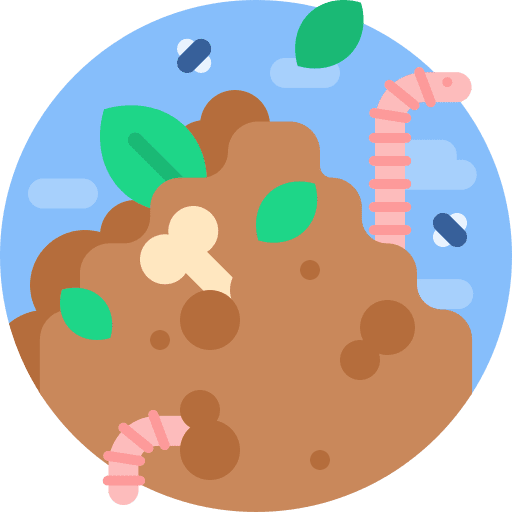 Compost organic ecology and environment food waste icon