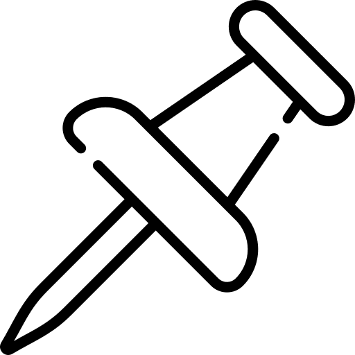 Push pin attachment push pin stationery icon Push pin attachment push pin stationery icon