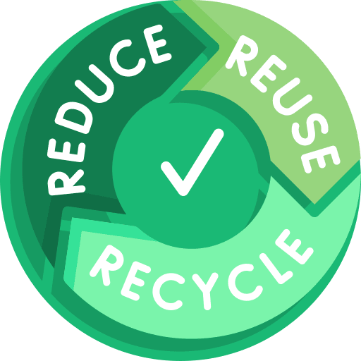 Reduce sustainability reuse bio icon