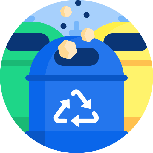 Container recycle bin ecology and environment sorting icon Container recycle bin ecology and environment sorting icon
