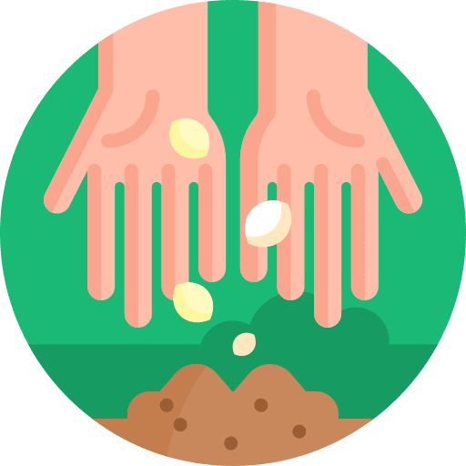 Seeds hand seeding hands icon Seeds hand seeding hands icon
